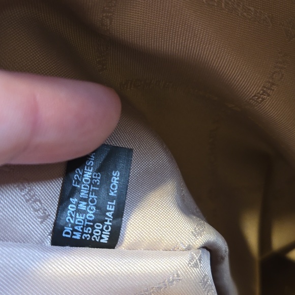 Authentic MICHAEL KORS Charlotte Large Logo and Leather Top-Zip Tote Bag - Picture 7 of 13